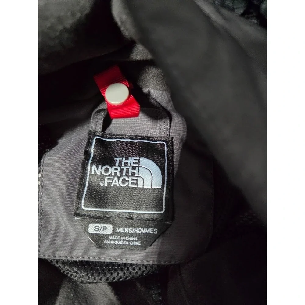 The North Face Jacket Mens Small Gray Black Hyvent Ski Snow Waterproof Hooded